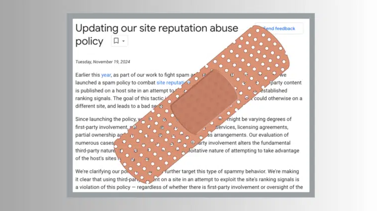 Google’s site reputation abuse policy is a band-aid for a bullet wound