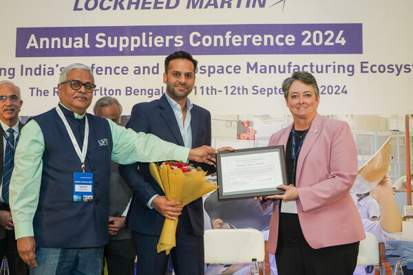 Rossell Techsys Limited Receives Outstanding Supplier Recognition from Lockheed Martin at the 10th Lockheed Martin Suppliers Conference